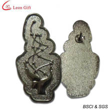 Custom Logo Alloy 3D Silver Lapel Pin (LM1196)